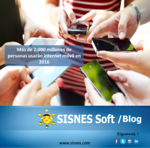 Articulo SISNES SOFT mas de 2000 millones usran movil